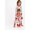 Cozy Christmas Bamboo Long Sleeve Kids Pajama Pants Set Red/Multi - Pajamas - 3 - thumbnail