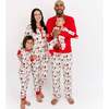 Cozy Christmas Bamboo Long Sleeve Kids Pajama Pants Set Red/Multi - Pajamas - 4 - thumbnail