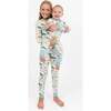 Coastal Christmas Bamboo Convertible Baby Pajama Beige/Multi - Footie Pajamas - 3 - thumbnail