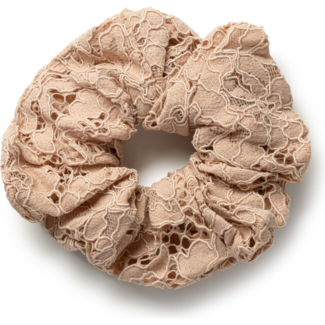 Evelina Lace Scrunchie, Sand