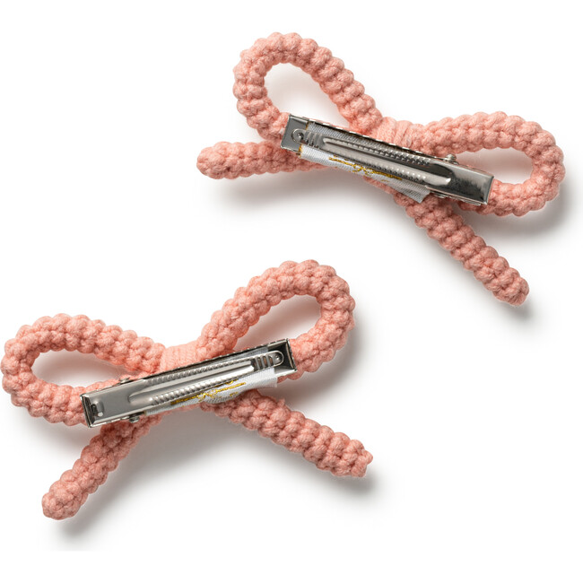 Juliana Textured Knit Double Clip, Ballet Slippers