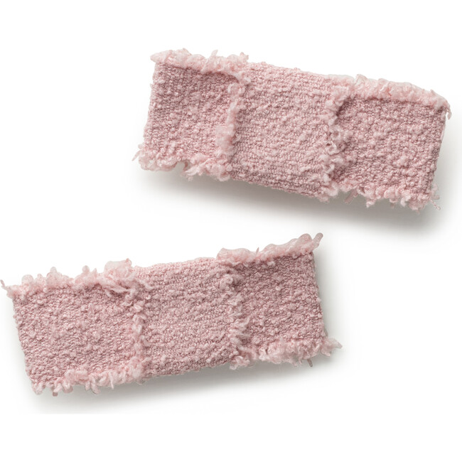 Amara Deconstructed Woolen Double Clip. Mauve