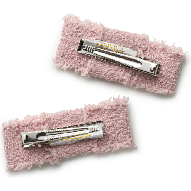 Amara Deconstructed Woolen Double Clip. Mauve