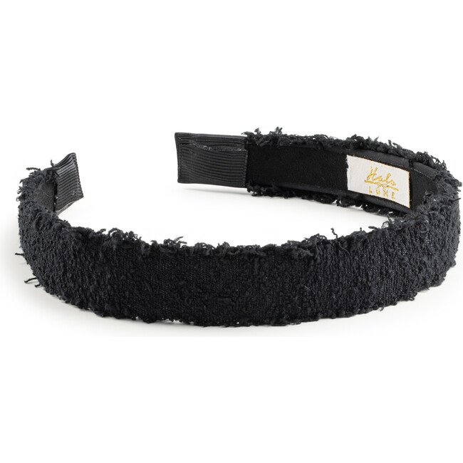 Amara Deconstructed Woolen Headband, Black