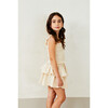Willow Satin Champagne Skort - Skirts - 1 - thumbnail