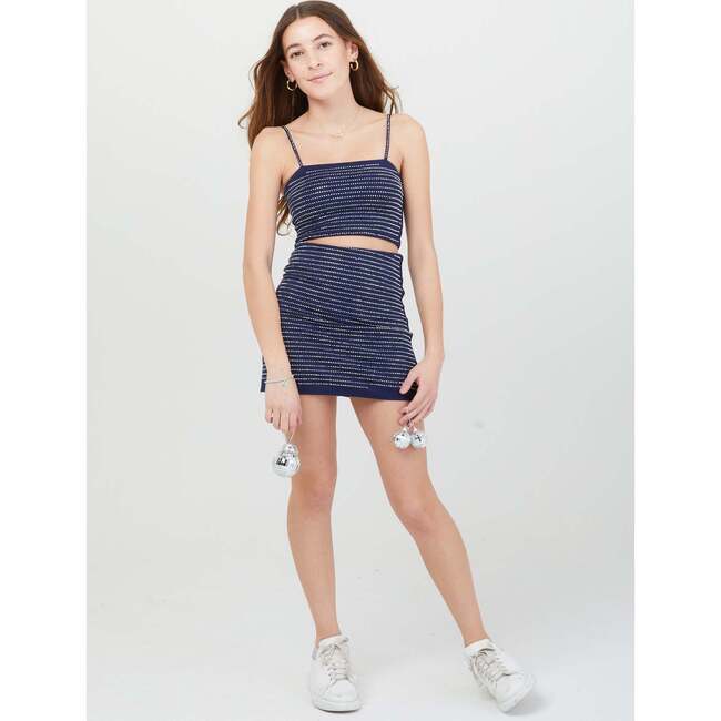 The Franki Set Navy Studded Two Piece