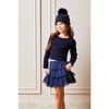 Sofia Navy Heart Bow Lace Mini - Skirts - 1 - thumbnail