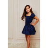 Lexi Navy Cap Smocked Dress - Dresses - 1 - thumbnail