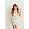 Maizy Silver Flower Sequin Dress - Dresses - 1 - thumbnail