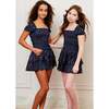 Lexi Black Rose Cap Smocked Dress - Dresses - 1 - thumbnail