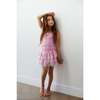 Gemma Pink Heart Smocked Ruffle Mini Skirt - Skirts - 2