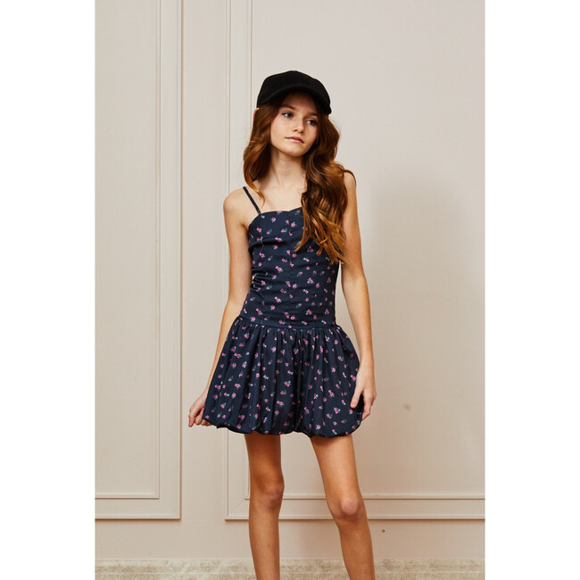 Bailey Black Rose Satin Ballet Dress