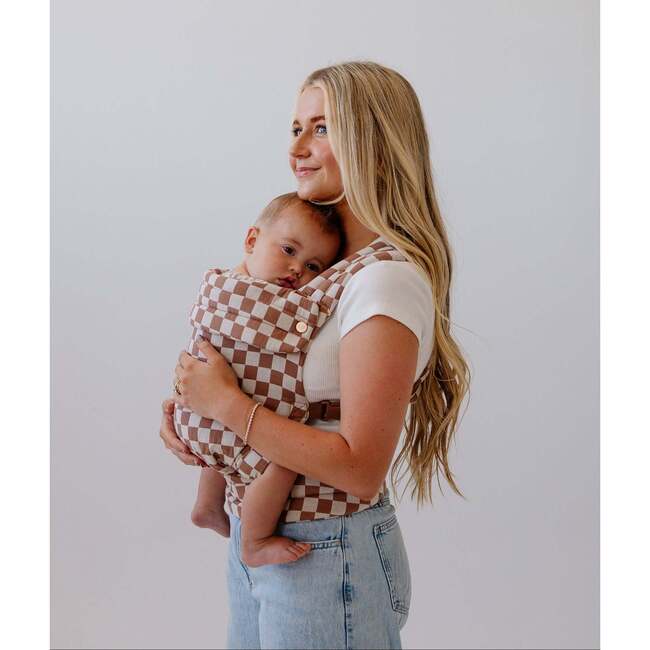 Monarch Buckle Carrier, Mocha Check