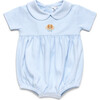 Spotted Boy Puppy Pima Bubble, Lt Blue Mini Stripe - Rompers - 1 - thumbnail