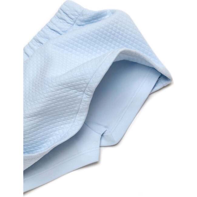 Diamond Quilt Pima Skirt Set, Lt Blue - Mixed Apparel Set - 3