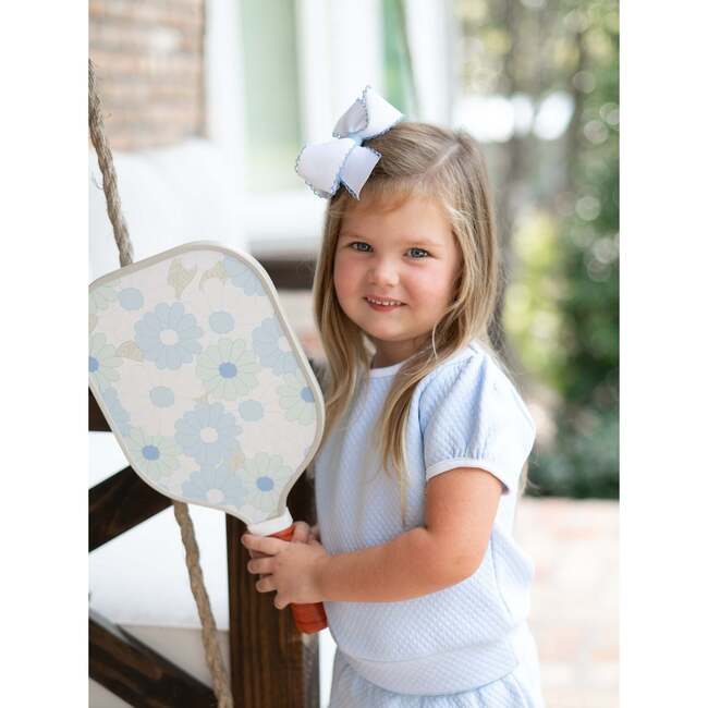 Diamond Quilt Pima Tween Skirt Set, Lt Blue - Mixed Apparel Set - 3