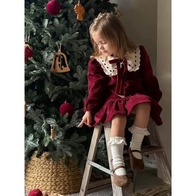 The Ophelia Dress, Mulberry Corduroy Mulberry - Dresses - 4