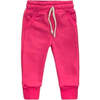Crewneck Terry Jogger Pant Sweatsuit Set, Candy Pink - Mixed Apparel Set - 2 - thumbnail