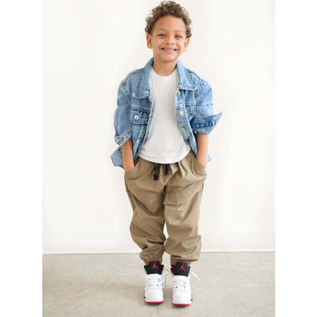 Cargo Jogger Tech Trouser, Khaki - Pants - 4