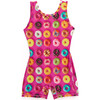 Girls Leotard, Donuts on Pink - Leotard - 1 - thumbnail
