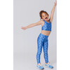 Girls Hi-Shine Sports Bra, Star Denim - Bras - 2