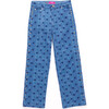 Girls Twill Stud Pant, Star Denim - Pants - 1 - thumbnail