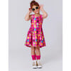Girls Skater Dress, Donuts on Pink - Dresses - 3 - thumbnail