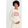 Wool-Cashmere Tis The Season Sweater, Cream - Sweaters - 1 - thumbnail