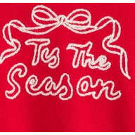 Wool-Cashmere Tis The Season Sweater, Velvet Red - Sweaters - 5