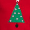 Wool-Cashmere Xmas Tree Sweater, Velvet Red - Sweaters - 5