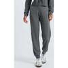 Wool Cashmere Cuffed Joggers, Grey - Sweaters - 1 - thumbnail