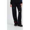 Wool Cashmere Star Wide-Leg Track Pants, Black/Multi - Sweaters - 1 - thumbnail