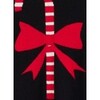 Wool-Cashmere Candy Cane Sweater, Black - Sweaters - 5