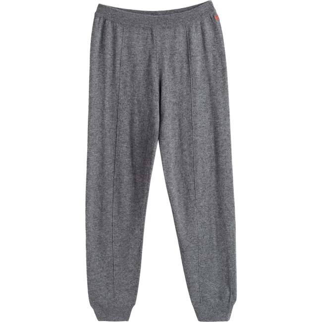 Wool Cashmere Cuffed Joggers, Grey - Sweaters - 3
