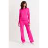 Wool & Cashmere Wide Leg Track Pant, Pink - Sweaters - 1 - thumbnail