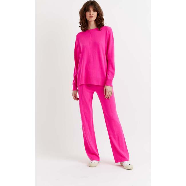 Wool & Cashmere Slouchy Sweater, Pink