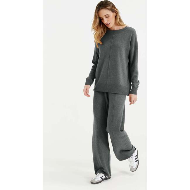 Wool & Cashmere Slouchy Sweater, Grey