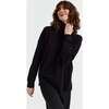 Relaxed Roll Neck Wool & Cashmere Sweater, Black - Sweaters - 1 - thumbnail
