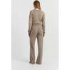 Pure Cashmere Wide Leg Pants, Warm Oatmeal - Pants - 2