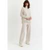 Relaxed Roll Neck Wool & Cashmere Sweater, Cream - Sweaters - 2 - thumbnail