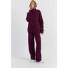 Pure Cashmere Rollneck Sweater, Mulberry - Sweaters - 1 - thumbnail