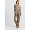 Pure Cashmere Slouchy Sweater, Warm Oatmeal - Sweaters - 2 - thumbnail