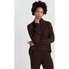 Pure Cashmere Wide Leg Pants, Chocolate - Pants - 4