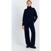 Pure Cashmere Roll Neck Sweater, Navy - Sweaters - 1 - thumbnail