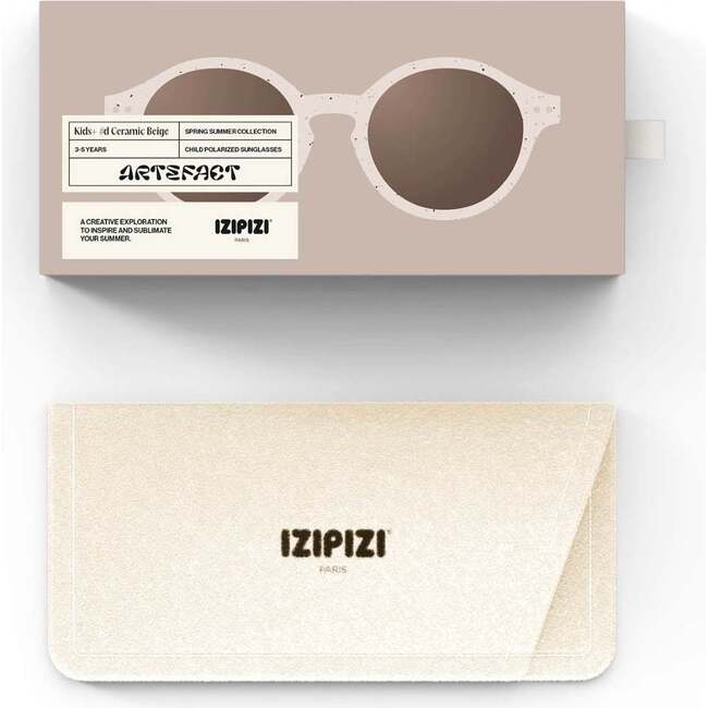 IZIPIZI Kids+ D Sunnies - Ceramic Beige (3-5Y) White