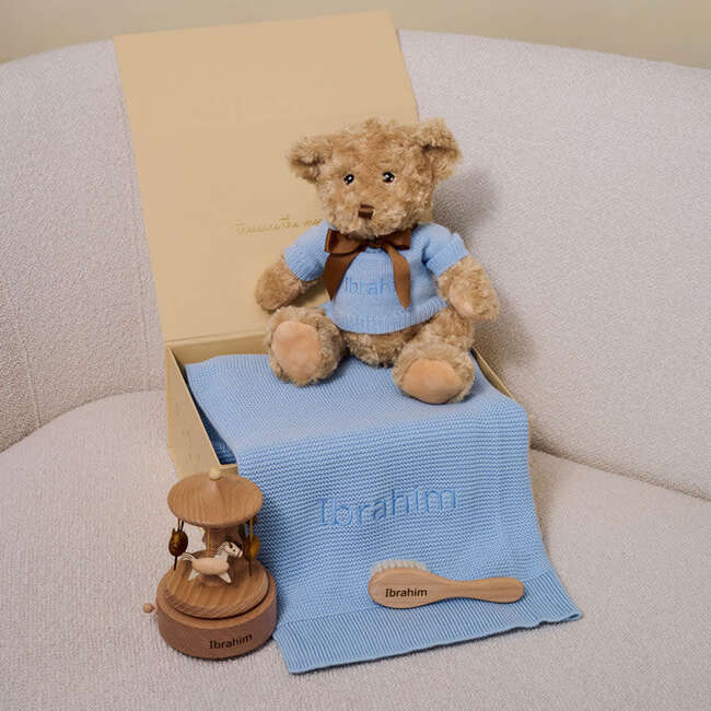 Little Carousel Gift Set Horse, Blue Sky