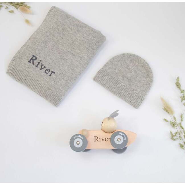 Classic Cashmere Racing Car Set, Bunny