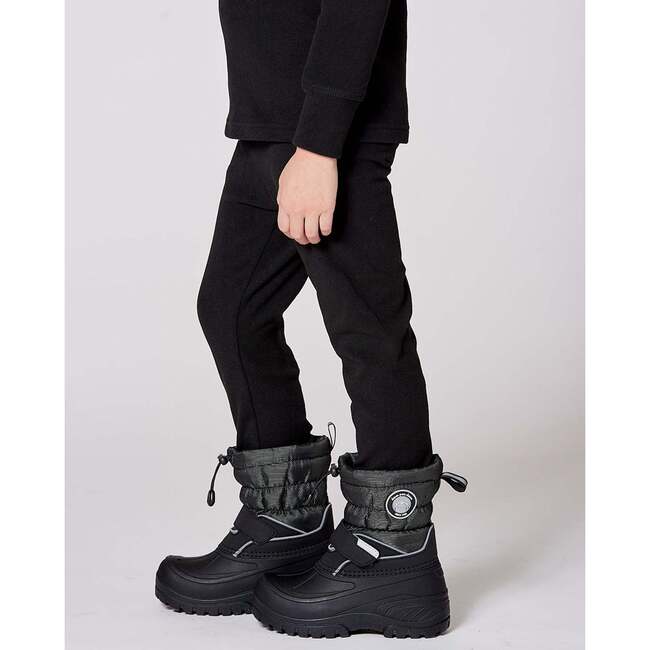Winter Boots Solid, Black