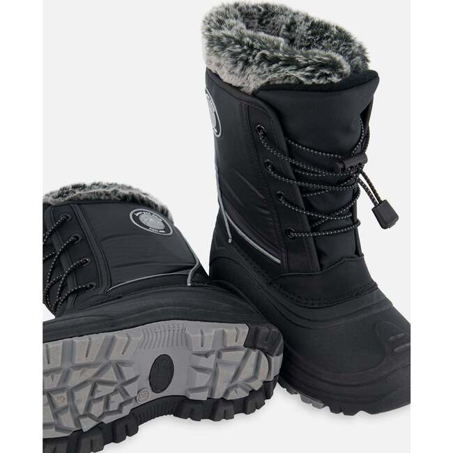 Winter Boots with Removable Liner, Black - Boots - 4