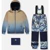 Two-Piece Play Snowsuit, Blue Mountains - Snowsuits - 1 - thumbnail